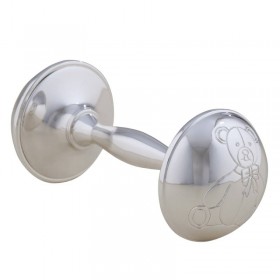 BABY RATTLE WITH BEAR PATTERN