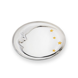 BABY PLATE OVER THE MOON