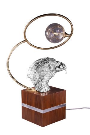 LAMP HAWK ALL SILVER