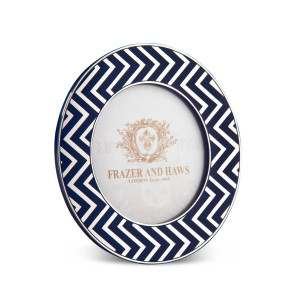 PHOTOFRAME BLUE OVAL