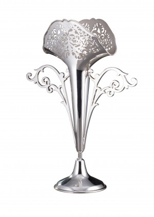 VASE PIERCED (PLATED)