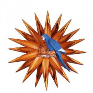 WALL ART PARROT (L) 