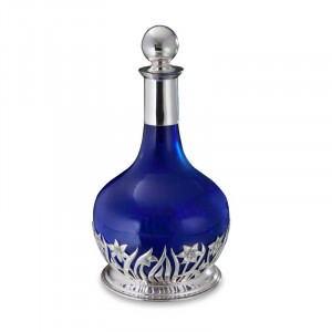 WINE BOTTLE BLUE