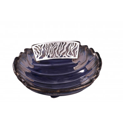 BOWL RIPPLES CERAMIC