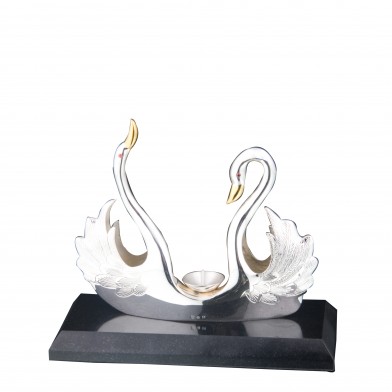 Candle Stand Swan