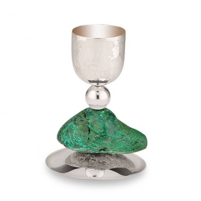 CANDLE STAND MALACHITE