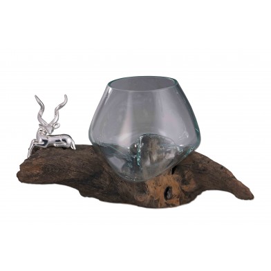 BOWL DEER CENTER PIECE