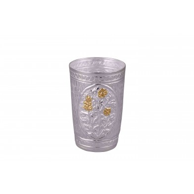 GLASS FLOWER CHASED (Plated)