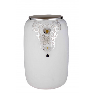 VASE FLORET WHITE